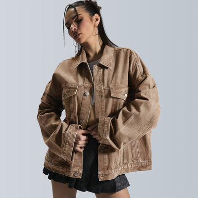 Brown Denim Jacket