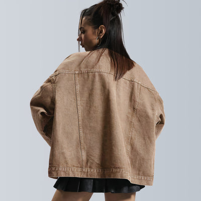 Brown Denim Jacket