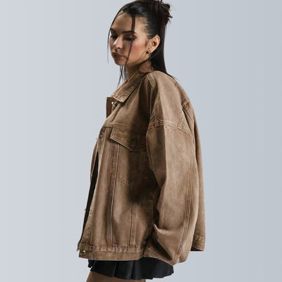 Brown Denim Jacket